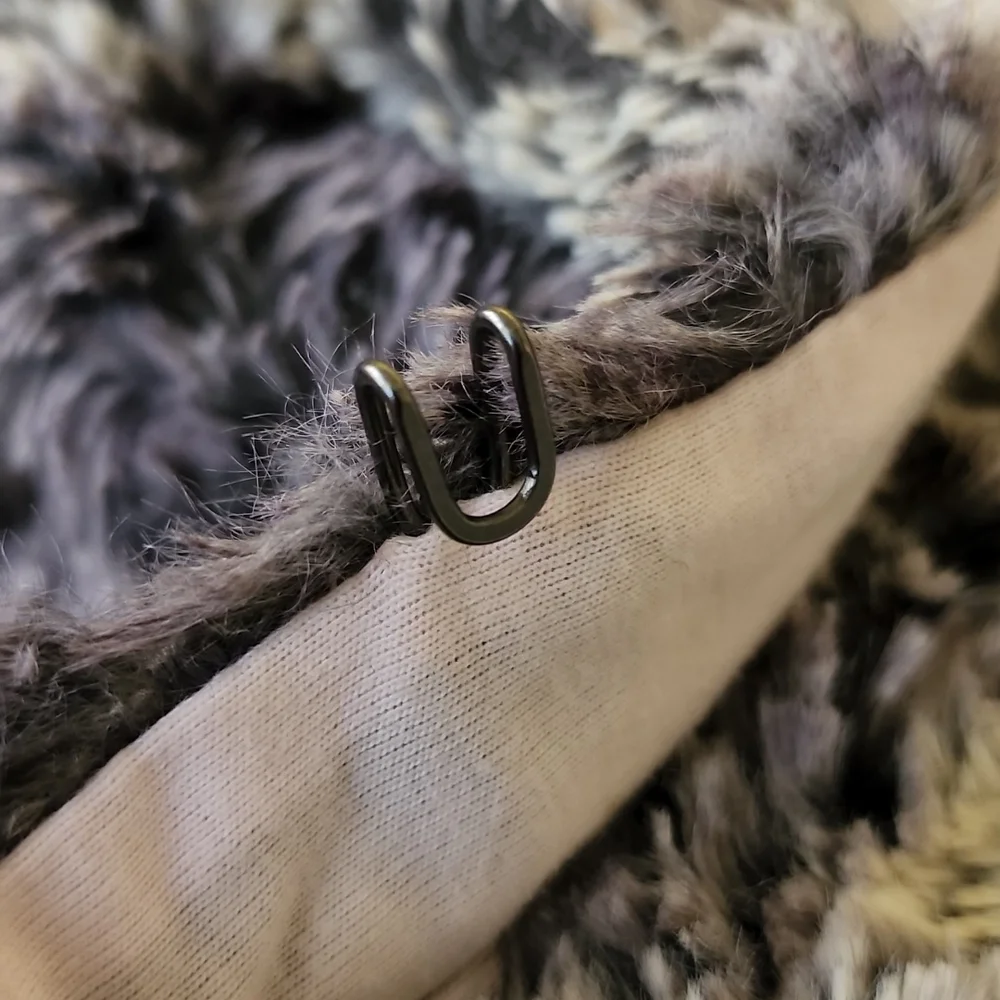 Cat & Jack Faux Fur Vest Grey Size XS